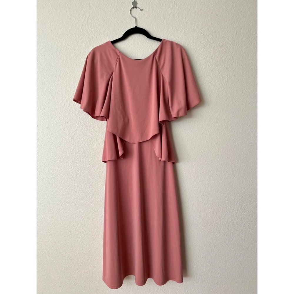 ASOS midi dress, US size 0, 100% Polyester, Machine Wash